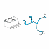 OEM 2006 Jeep Commander Alternator And Battery Wiring Diagram - 56044131AF