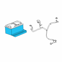 OEM Jeep Support-Battery Tray Diagram - 55396408AE