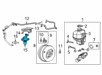 OEM 2022 Dodge Durango Pump-Vacuum Diagram - 68443859AB