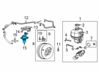 OEM 2018 Dodge Durango Pump-Vacuum Diagram - 68443859AB