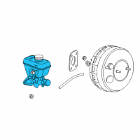 OEM 2021 Dodge Durango Booster-Power Brake Diagram - 68306573AB