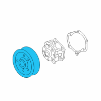 OEM Cadillac STS Pulley, Belt Idler Diagram - 12566893