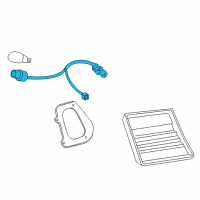 OEM 2008 Lexus LS600h Socket & Wire Diagram - 81585-50160