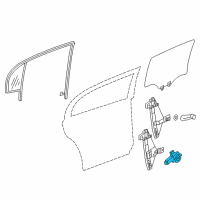 OEM 2004 Saturn Ion Window Motor Diagram - 22725056