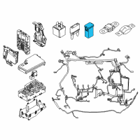 OEM Lincoln MKS Maxi Fuse Diagram - F8SZ-14526-BA