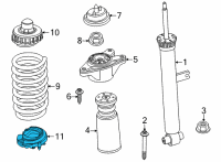 OEM BMW M340i xDrive SPRING PAD LOWER Diagram - 33-50-6-875-394