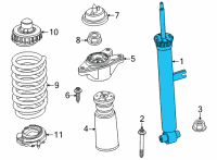 OEM 2022 BMW 230i xDrive SHOCK ABSORBER, REAR Diagram - 33-52-6-896-520