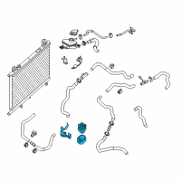 OEM 2017 Infiniti QX60 Motor Assembly-Sub Cooling Diagram - 21580-5BE0A