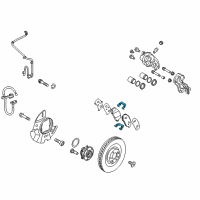 OEM 2016 Hyundai Santa Fe Spring-Pad Diagram - 58144-4D500