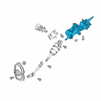 OEM Lexus Gear Assembly, Tilt Steering Diagram - 45810-60190