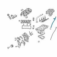 OEM 2022 Jeep Wrangler Tube-Engine Oil Indicator Diagram - 68291413AA