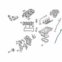 OEM Jeep Wrangler Indicator-Engine Oil Level Diagram - 68325245AA