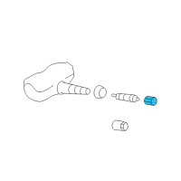 OEM 2020 Toyota 86 TPMS Sensor Cap Diagram - SU003-02962