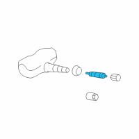 OEM 2018 Toyota 86 TPMS Sensor Valve Diagram - SU003-00755