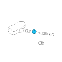 OEM 2017 Toyota 86 TPMS Sensor Grommet Diagram - SU003-02943