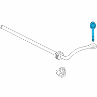 OEM 1998 GMC Safari Link Kit, Front Stabilizer Shaft Diagram - 12542993