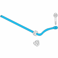 OEM 2003 Chevrolet Astro Shaft-Front Stabilizer Diagram - 15612681