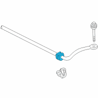 OEM 2003 GMC Safari Insulator, Front Stabilizer Shaft Diagram - 15642368