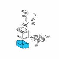 OEM Lexus Insulator, Battery Diagram - 28899-24020