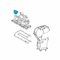 OEM 2020 Ford Police Responder Hybrid Filler Cap Diagram - YS4Z-6766-BB