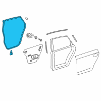 OEM 2013 Toyota Prius V Surround Weatherstrip Diagram - 67871-47040