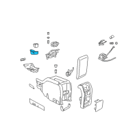 OEM 2003 Lincoln Aviator Cup Holder Diagram - 3C5Z-7813562-BAA