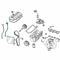 OEM 2000 Ford Focus Oil Tube Diagram - YS4Z-6754-AA