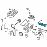 OEM 2001 Ford Focus Intake Manifold Gasket Diagram - YS4Z-9H486-CA