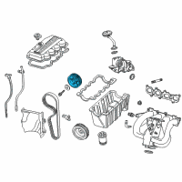 OEM 1994 Mercury Tracer Timing Gear Set Diagram - F8CZ-6256-CA