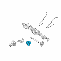 OEM 2005 Kia Sorento Differential Assembly Diagram - 532003E100
