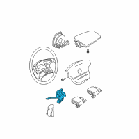 OEM 2003 Nissan Sentra Sensor-Side Air Bag, RH Diagram - 98830-4Z425