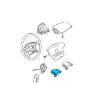 OEM 2000 Nissan Sentra Sensor-Side AIRBAG Center Diagram - 98820-4Z225