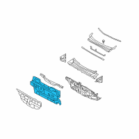 OEM Hyundai Santa Fe Pad Assembly-Isolation Dash Panel Diagram - 84120-0W510