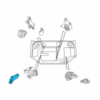 OEM 2005 Chevrolet Malibu Side Bracket Diagram - 9156953