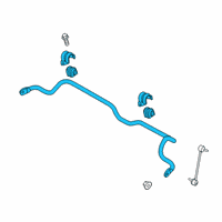 OEM Hyundai Veloster Bar Assembly-Front Stabilizer Diagram - 54810-F2100