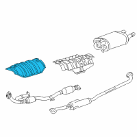 OEM Toyota Solara Front Shield Diagram - 58152-06030