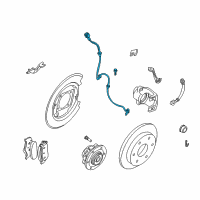 OEM Nissan Armada Sensor Assembly Anti Ski, Rear Diagram - 47900-9FF0A