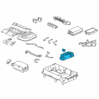 OEM 2016 Honda CR-Z Board Assembly, Junction Diagram - 1E100-RTW-003