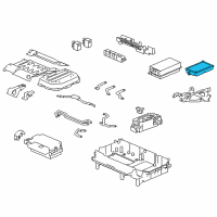 OEM 2015 Honda CR-Z Control Unit, Motor Electronic (Rewritable) Diagram - 1K000-RTW-A23