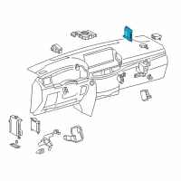 OEM 2019 Toyota Land Cruiser Control Module Diagram - 89530-60613