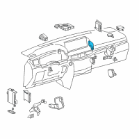 OEM 2019 Toyota Land Cruiser Control Module Diagram - 88150-60141