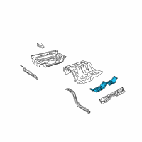 OEM 2006 Ford Crown Victoria Center Floor Pan Diagram - 2W7Z-5411160-AA