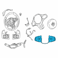 OEM BMW 540i xDrive Multifunct Steering Switch Diagram - 61-31-7-854-182