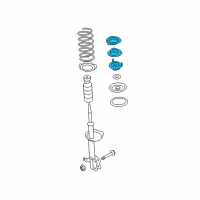 OEM 2014 Nissan Maxima Strut Mounting Insulator Assembly Diagram - 54320-JA00A