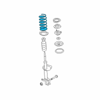 OEM 2008 Nissan Altima Spring-Front Diagram - 54010-JA10B