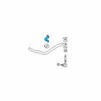 OEM 2003 Toyota Tacoma Cover, Front Stabilizer Bracket Diagram - 48823-35080