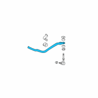 OEM 2003 Toyota Tacoma Stabilizer Bar Diagram - 48811-AD040