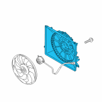 OEM 2016 Hyundai Genesis Coupe SHROUD-Radiator Diagram - 25350-2M100