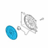 OEM 2011 Hyundai Genesis Coupe Fan-Cooling Diagram - 25231-2M100