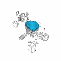 OEM 2002 Dodge Neon Cover-Air Cleaner Diagram - 4891021AA